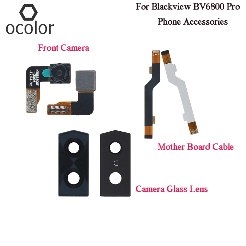 Ocolor для Blackview BV6800 Pro задняя камера со стеклянным объективом фронтальная