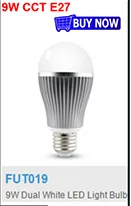 FUT068 AC85-265V Milight 2,4 г 6 Вт RGB+ CCT Вай-Фай совместимый смарт светодиодный светильник 2,4G Беспроводной 4-Зона дистанционного управления Android/iOs APP Управление