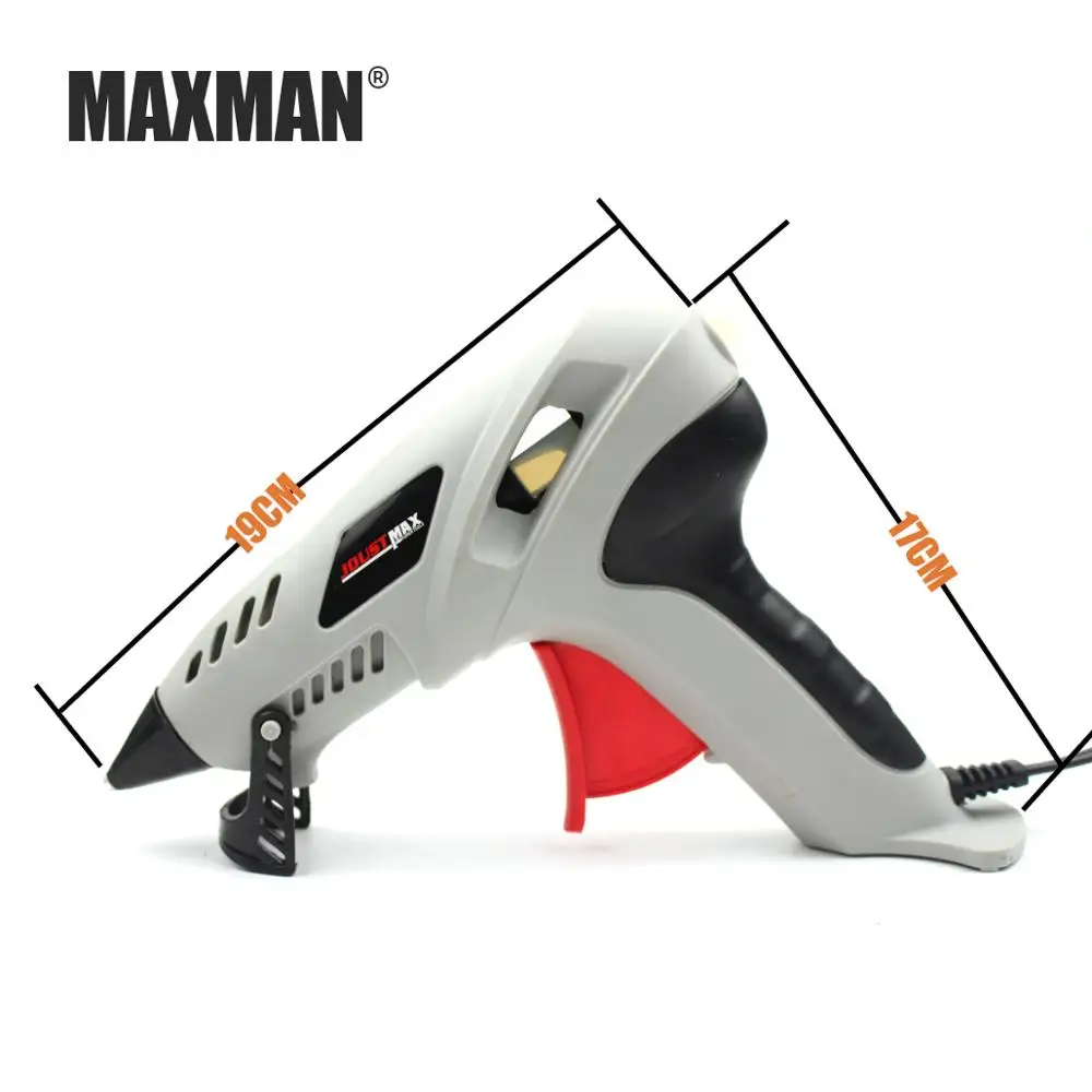 MAXMAN 250 Вт термоплавкий клеевой пистолет Профессиональный С палкой 10 см