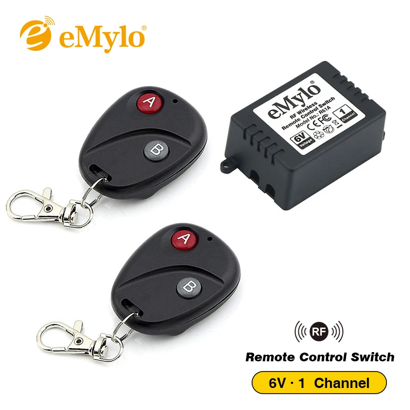 Беспроводной умный выключатель eMylo RF постоянный ток 5 В/6 В света с дистанционным