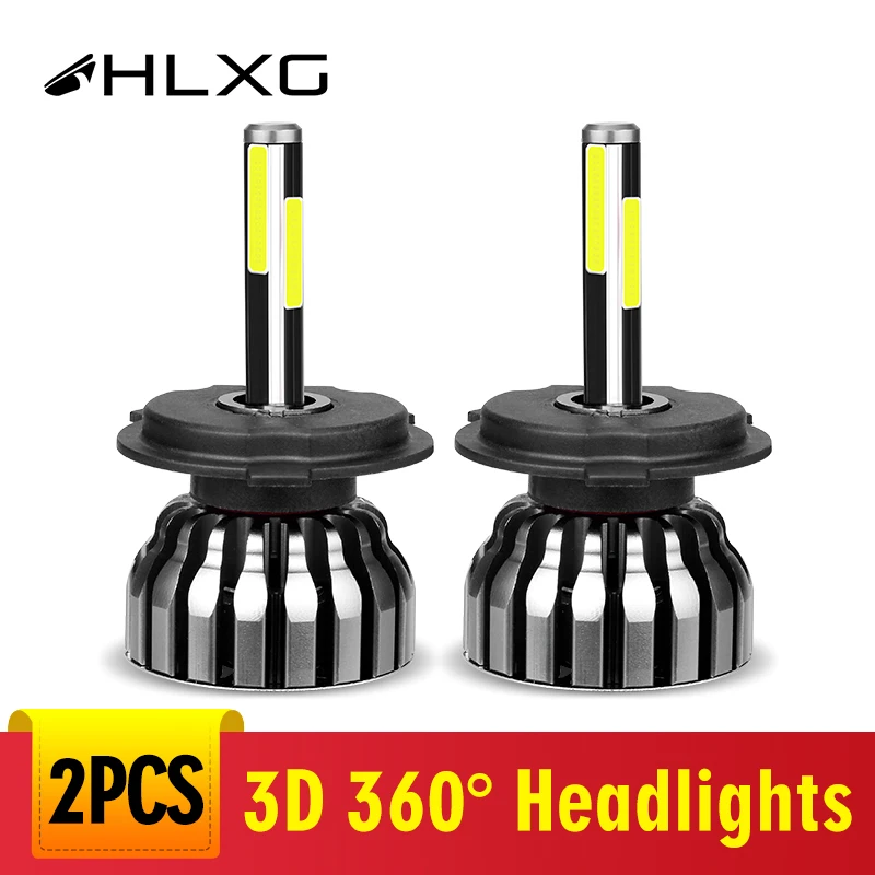 360 градусов фары h7 светодиодные h1 Автомобильные светодиодные фары h4 led h11 hb4 hb3 9005 9006 h27 880 881 h8 светодиодный помощи при парковке luces para
