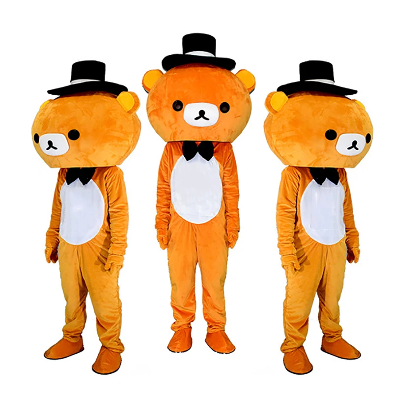 2019 Высокое качество Janpan костюмы талисмана Rilakkuma новинки носить талисман на