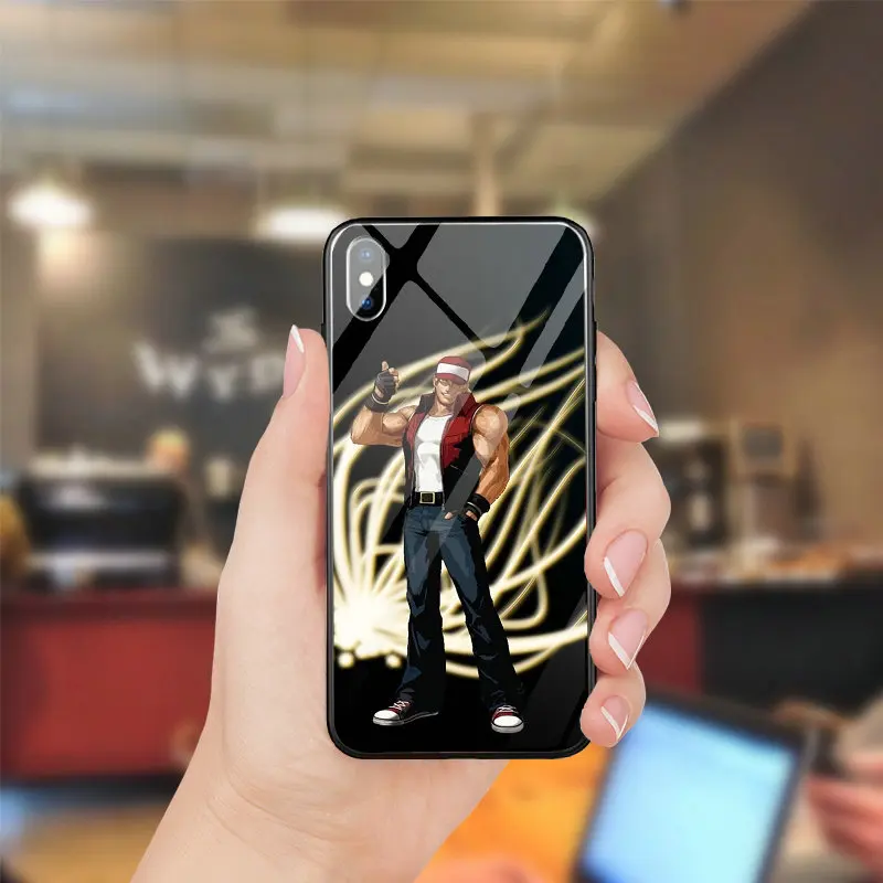 Закаленное Стекло случаи мобильного телефона Coque для Iphone 5 5s se 7 6 S 8 Plus X XR XS Макс