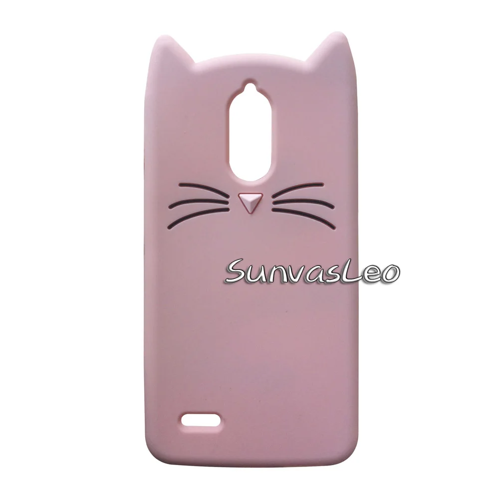 Pink Beard Cat Для LG Q Stylo 4 Q710MS 3D Мягкий силиконовый чехол милый мультфильм животных резиновый чехол на заднюю панель мобильного телефона оболочка кожа для LG Q Stylus Plus - Цвет: Pink Beard Cat