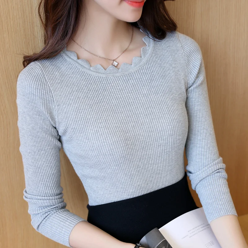2019 New Spring Autumn Winter Knitted Sweater Coat Women Tricot Sweaters and Pullovers Female Fashion Jumper Pull Femme | Женская одежда