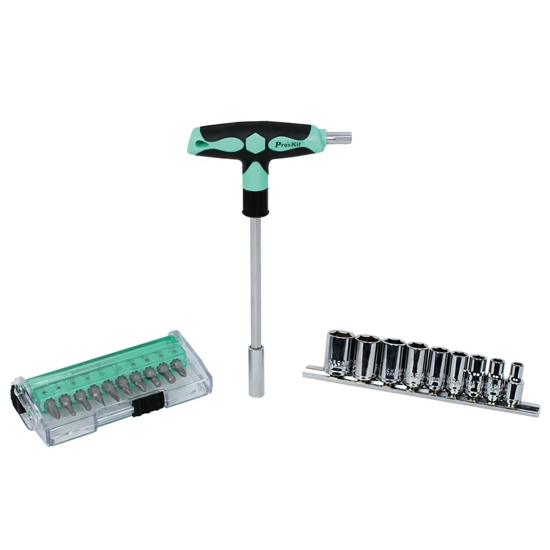 High Quality SD-9701M 20 IN 1 Hand Tool T-handle Driver Sockets &amp Bits Set Wrench Screwdriver | Инструменты
