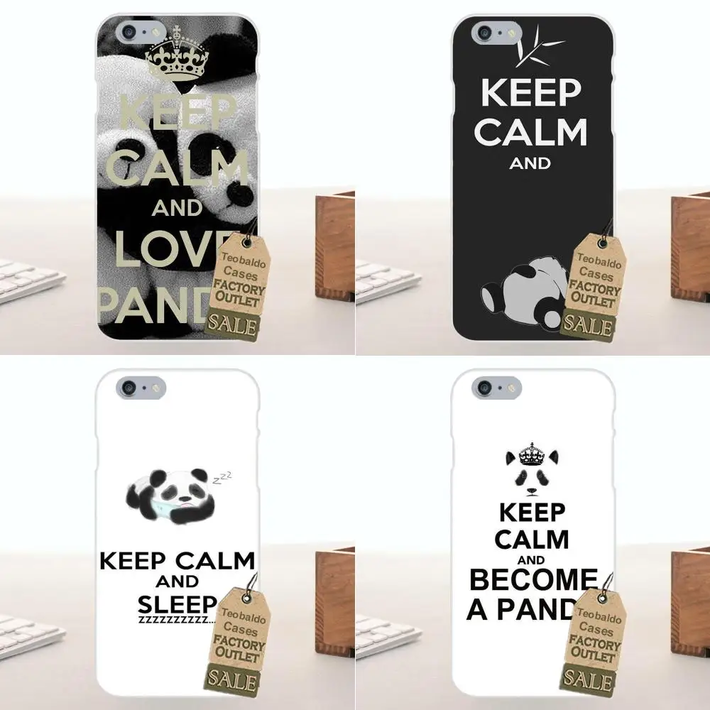 Сохраняйте спокойствие и Любовь Панды хорошо подходят для Galaxy Alpha Core Prime Note 2 3 4 5 S3