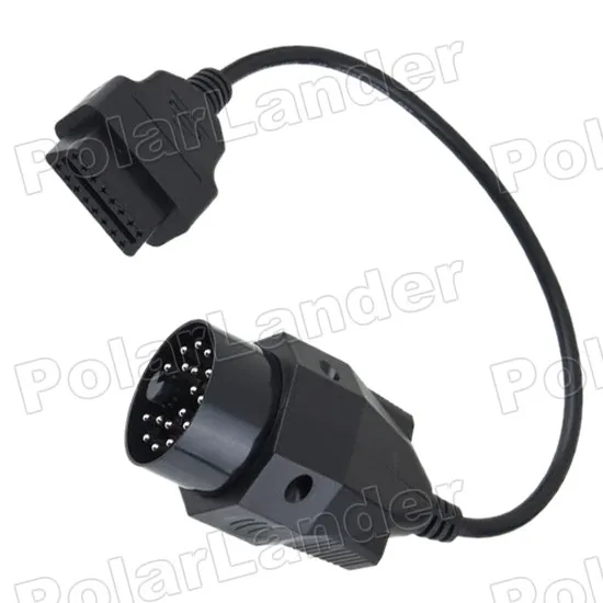 Новинка подходит для BMW E36 E39 X5 Z3 OBDII OBD2 OBD 16 pin до 20 Круглый диагностический разъем