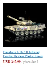 Henglong 1/16 6,0 инфракрасный боевой Модернизированный Россия T90 RTR rc Танк 3938 с 360 башенкой красные глаза TH12986