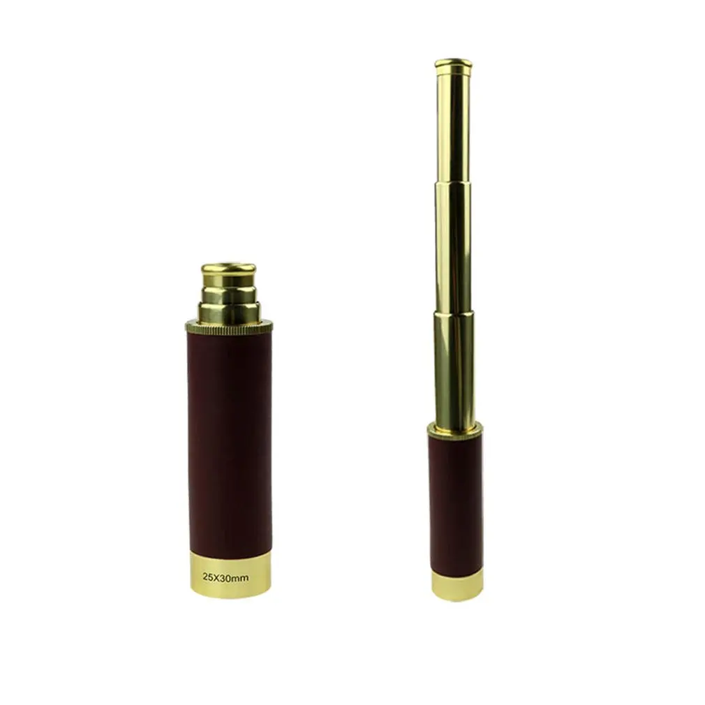 Пираты Карибского моря 25x30 телескоп монокулярный оптика Морской Латунь Spyglass