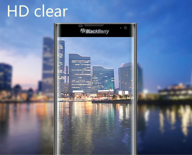 Fecoprior 3 шт./лот Priv 3D изогнутое закаленное стекло для BlackBerry Black Berry полное покрытие
