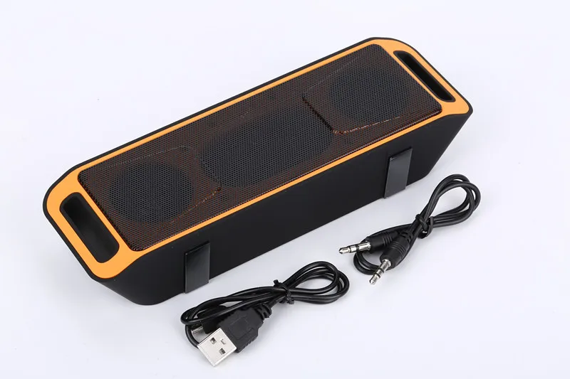 SC208 беспроводной Bluetooth динамик мобильный телефон Hands-free сабвуфер TF карта двойная Колонка портативный аудио-видео