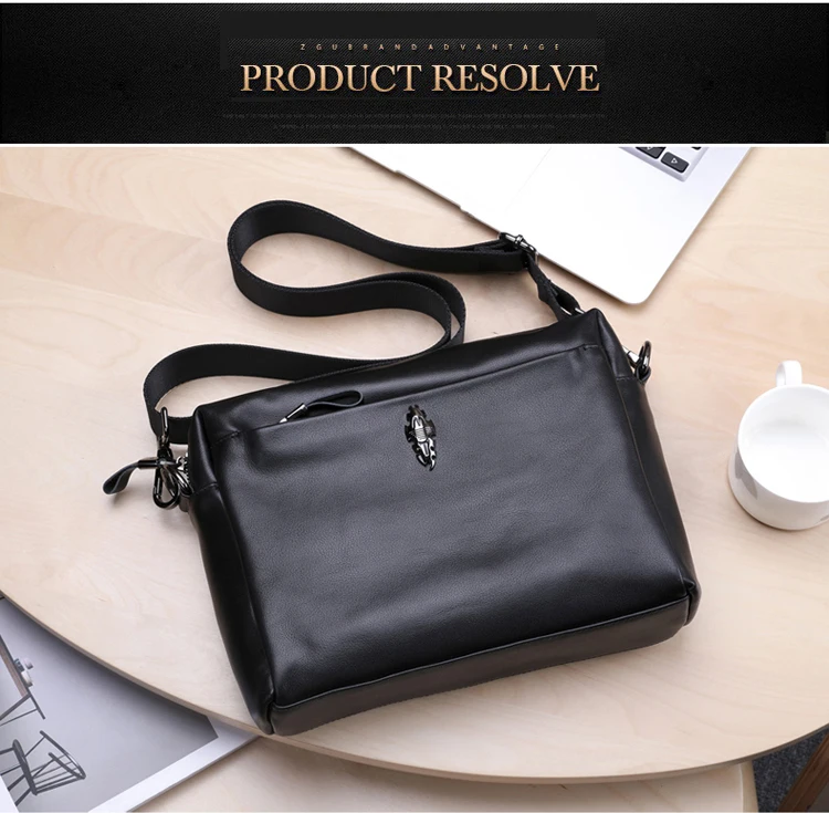 Wmnuo Для мужчин сумки Crossbody сумка из натуральной коровьей кожи мягкая сумка новые модные дизайнерские Для мужчин сумка-мессенджер Бизнес сумка 6038