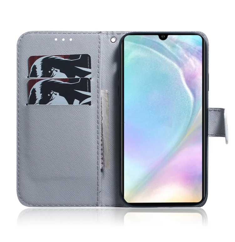 Кожаный чехол для Etui Hawei P30 mate 20 Pro Lite Nova 3i 4 V20 8C 8X P Smart Y6 кожаный бумажник панда флип Футляр для телефона