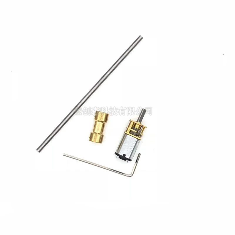N20 DC gear Motor 3V 6V 12V Extension shaft Lock motor DIY Long shaft Speed Torque electro motor