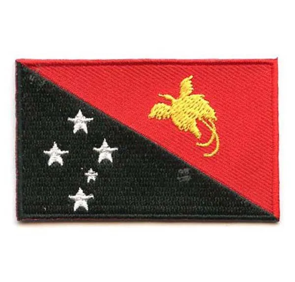 2.5&quot Papua New Guinea Embroidery Emblem flat broder and iron on backing free shipping by Post | Дом и сад