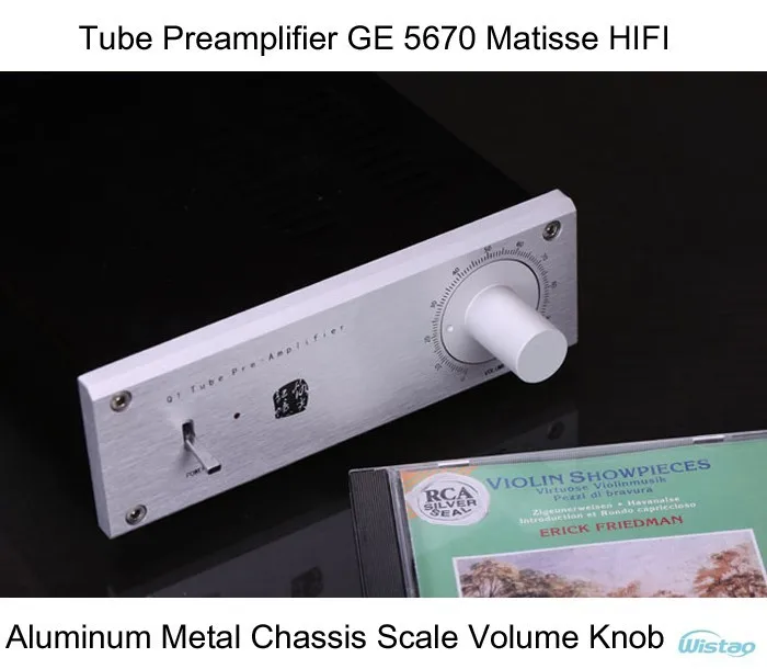 Трубчатый предусилитель IWISTAO HIFI GE 5670 Matisse Circuit полностью алюминиевая