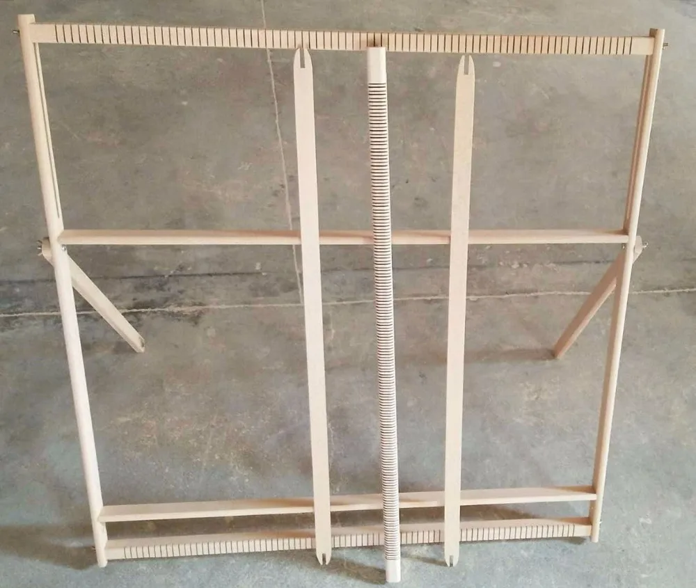 Ткацкий станок ручной работы DIY подъемный ткацкий станок большой каркас вязальная машина с гладкой поверхностью из бука 89*87 см