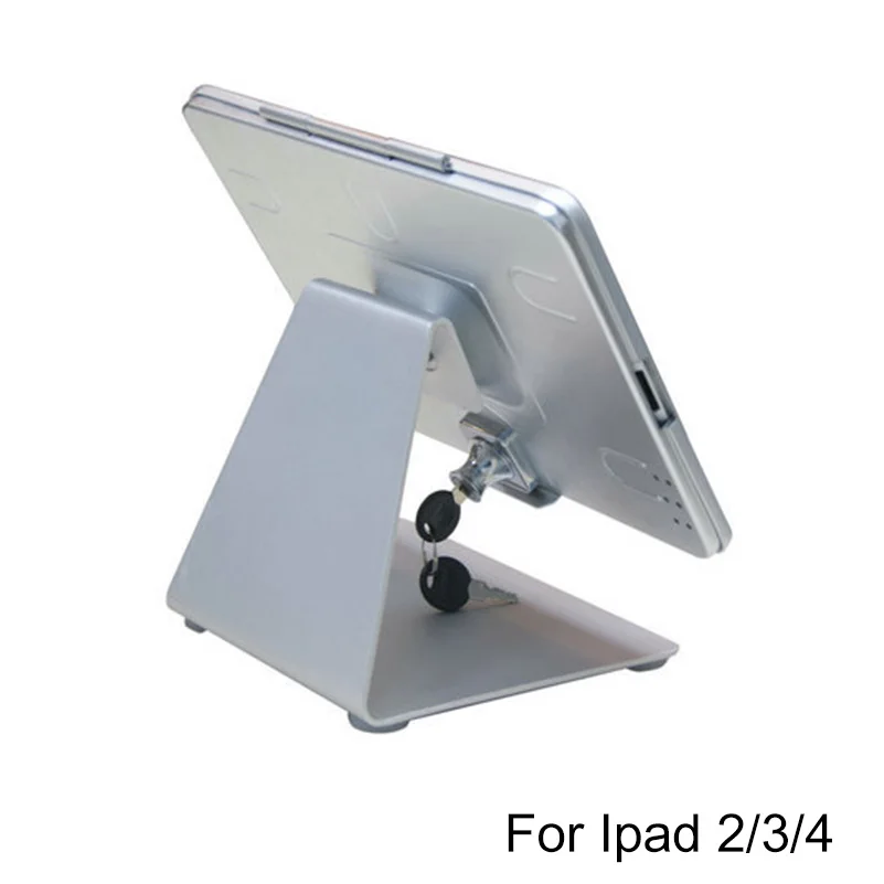 Security Desktop Stand for IPad 2 3 4 Tablet with Lock Holder Display Rack Bracket Mounting on Table Anti-theft |
