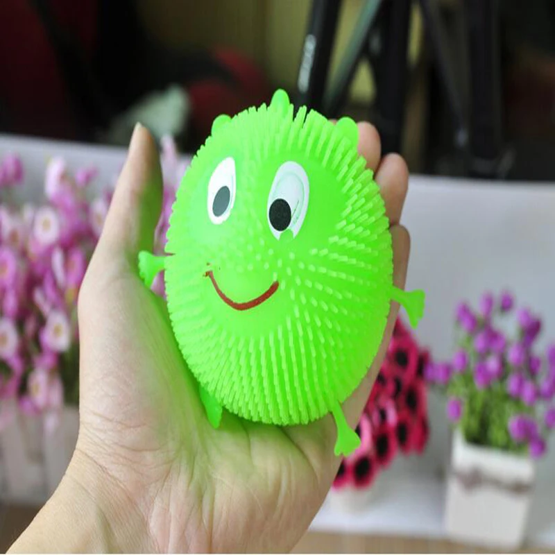 1 шт. светящиеся Детские мячи со смайликами игрушки для детей антистресс Led