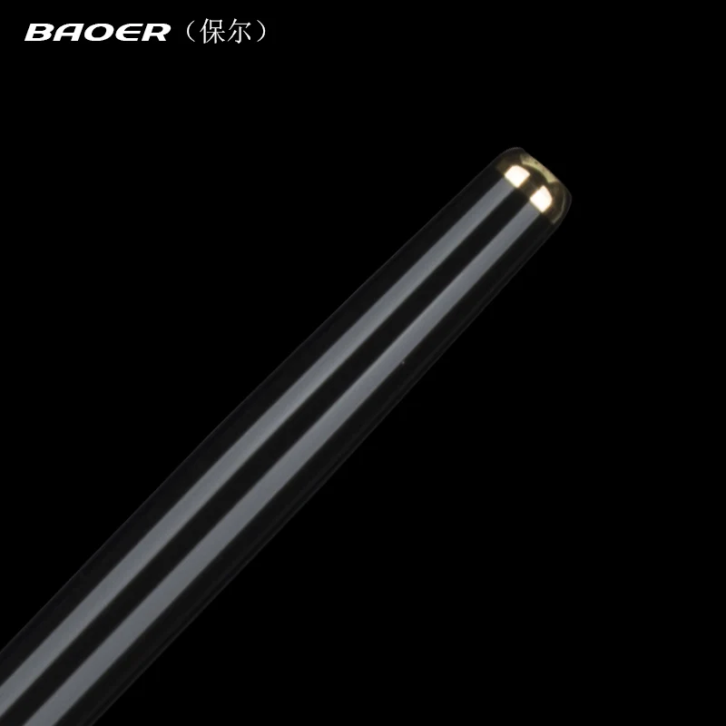 Высококачественная Золотая Зажимная матовая черная шариковая ручка Baoer 0 5 мм