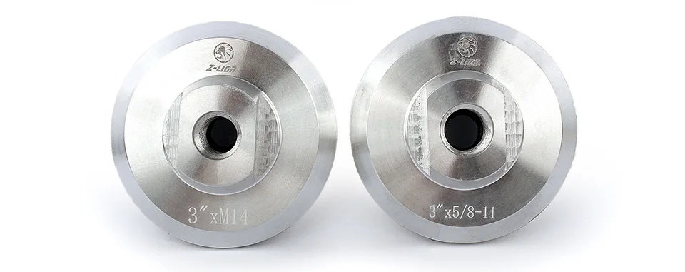 Aluminum алюминиевая Накладка для алмазной полировки 3/" /5"/" /7" на основе алюминия подложка держатель M14 5/8-11 Резьбовая угловая шлифовальная машина