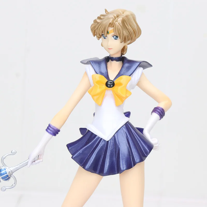 20 см Сейлор Мун фигурки Tenoh Haruka Uranus Kaiou Michiru Neptune ПВХ фигурка модель игрушки