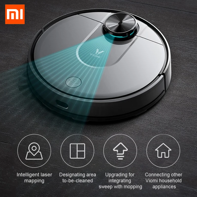 В наличии Xiaomi VIOMI Pro 2 v2 робот пылесос для дома приложение дистанционное