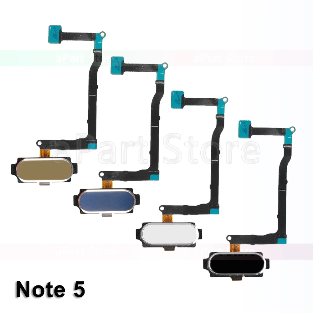 Гибкий шлейф для Samsung Galaxy Note 4 5 8 9 N910F N920F N950F N960F Оригинальная Кнопка возврата домой