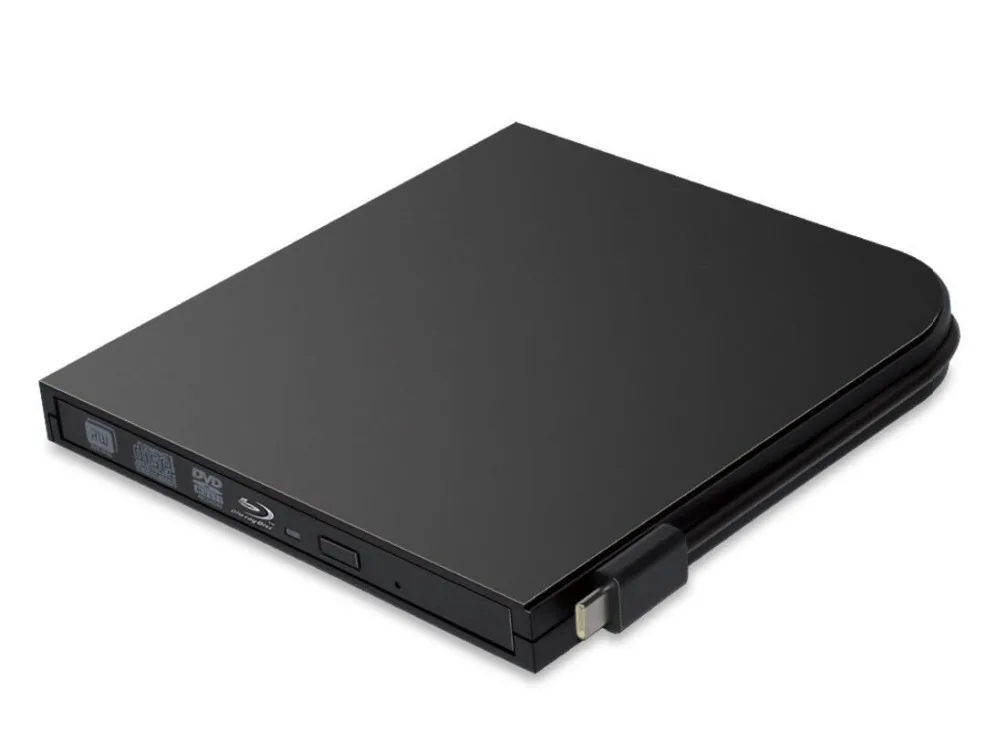 Bluray Drive Slim Type C + USB 3 0 Burner BD-RE CD/DVD RW Writer Play Blu-Ray Disc для ноутбука ПК HP ACER | Компьютеры и