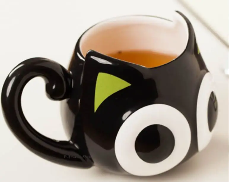 С классными большими глазами Китти керамическая кружка 500 мл