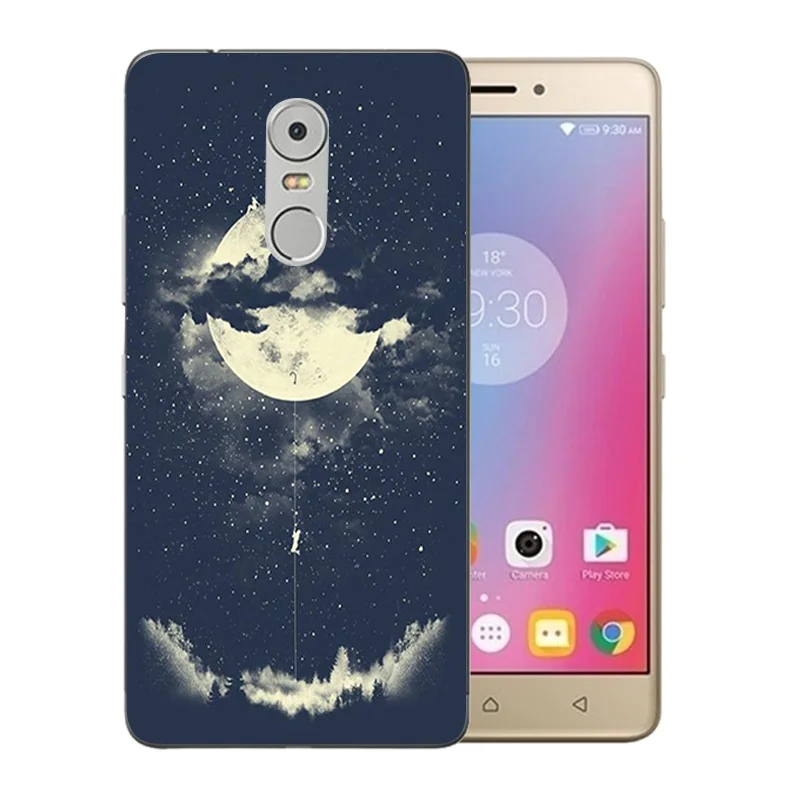 5 дюймов для Lenovo K6 Note чехол телефона Силиконовый ТПУ мягкий Vibe лошадь шаблон