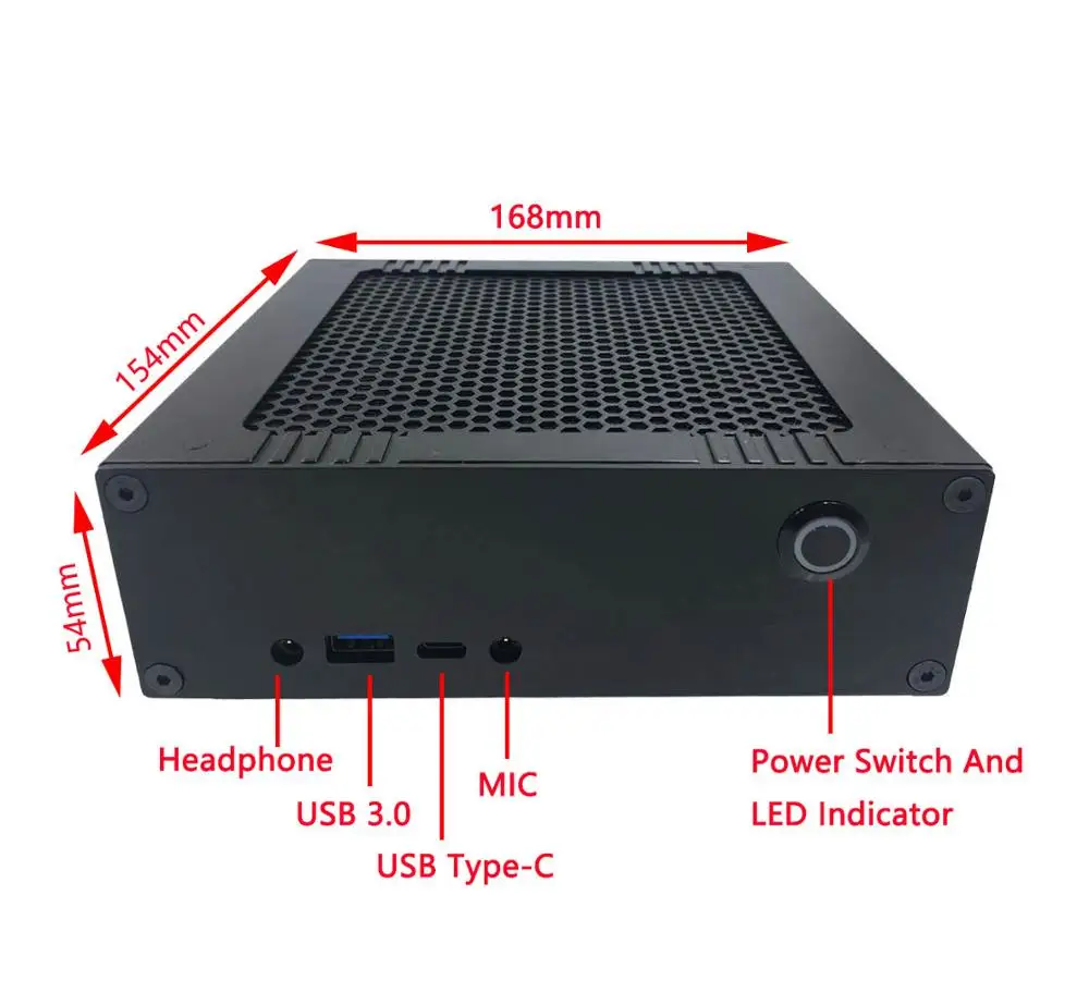 Diy игровой пк с intel core i5 6500 4c4t макс 3.6 ГГц 4 Г DDR4 ОЗУ 128 Г/256 SSD HD Graphics 530 мини ПК Windows 10|pc
