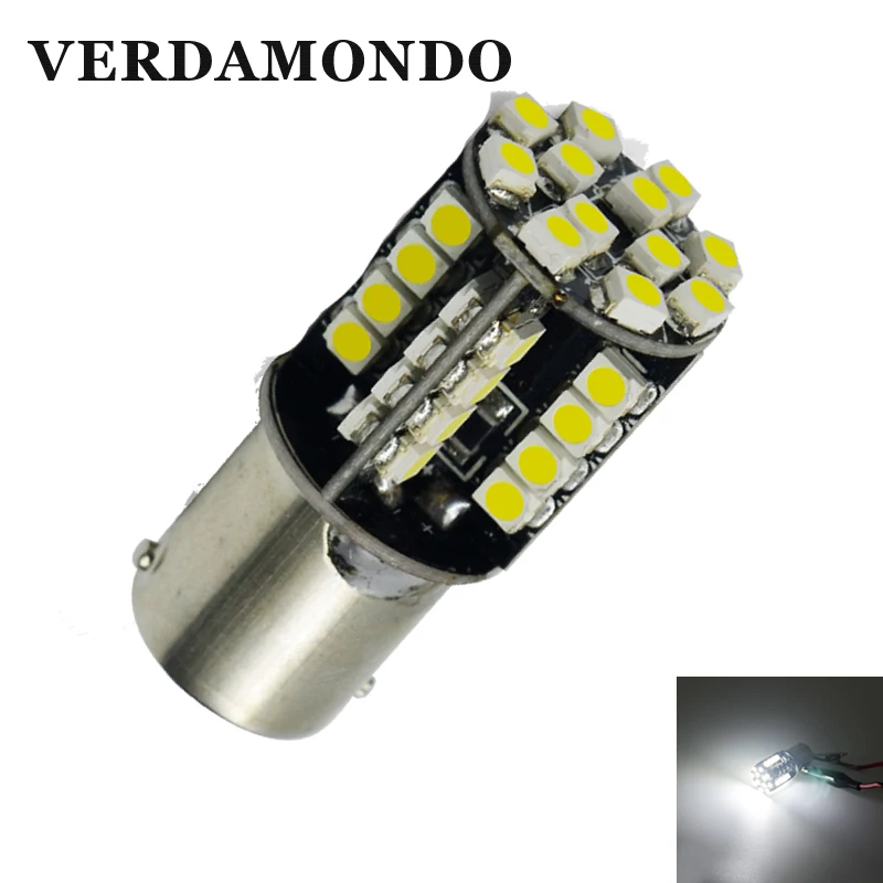 1 шт. супер яркий белый 12 В 1156 BA15S P21W 3528 SMD 44 светодиодный Автомобильный задний