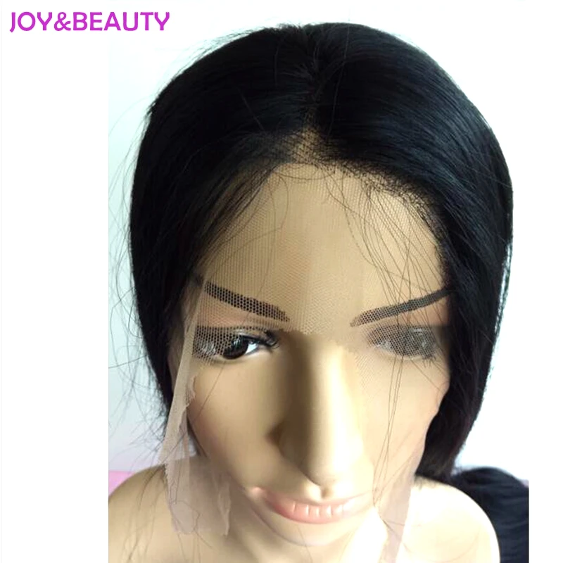 JOY & BEAUTY волосы натуральный черный длинный прямой парик Синтетический кружевной