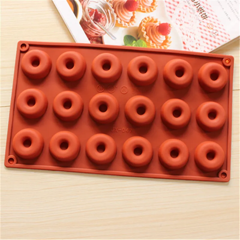 Силиконовая форма сделай сам мини пончик торт силикона выпечки Инструмент