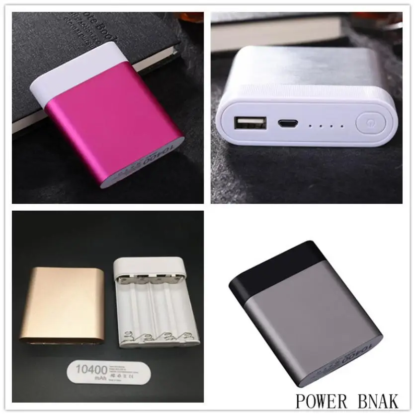 2.1A 4 USB LED Power Bank Case 6x18650 зарядное устройство DIY Box Kit для телефона New Jan 24|kit kits|kit diykit led
