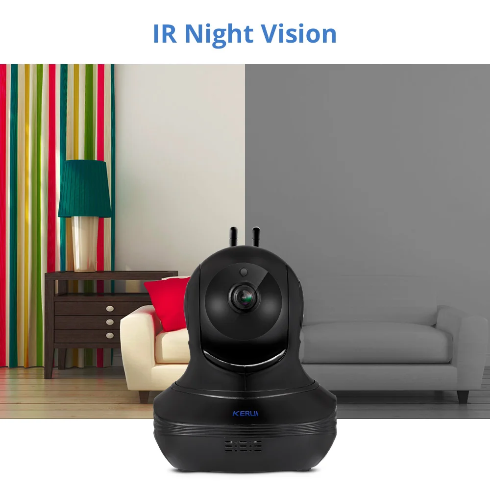 PTZ Full HD 1080P беспроводная Wi-Fi ip-камера с управлением через приложение, камера видеонаблюдения в помещении, двухстороннее аудио ночное видение
