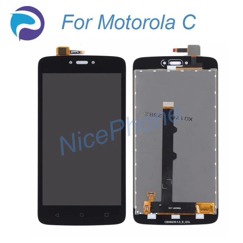 Для Motorola C ЖК-экран XT1756 XT1750 XT1758 сенсорный дигитайзер дисплей сборка Замена для