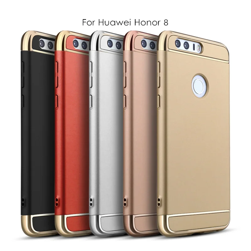 Чехол JGKK для Huawei Honor 8/Honor 8 Pro/Honor Lite V9 металлическая оправа Жесткий ПК 3 в 1 чехол Pro