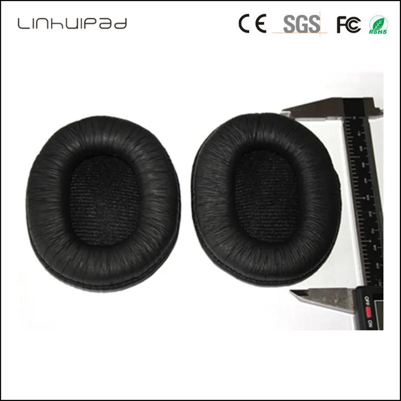 

Linhuipad Replacement Leather Ear Pads Ear Cushions Durable Sponge earpads fit on SONY MDR-7506, V6, HD202 Headphone 10 pair/lot