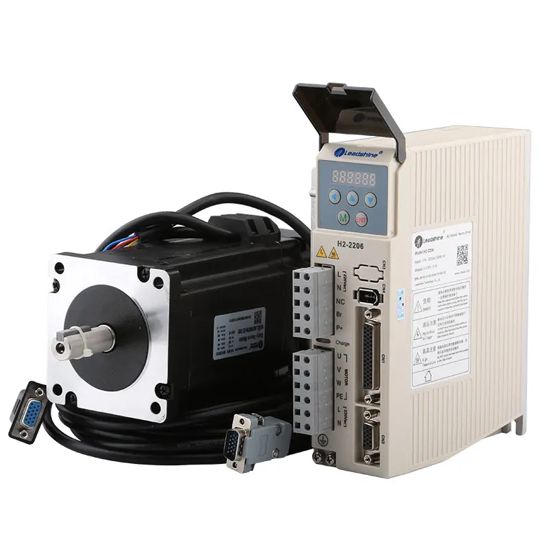 Драйвер для гравировального Станка leadshine H2 2206 + 863HBM80H 1000 гибридный сервопривод