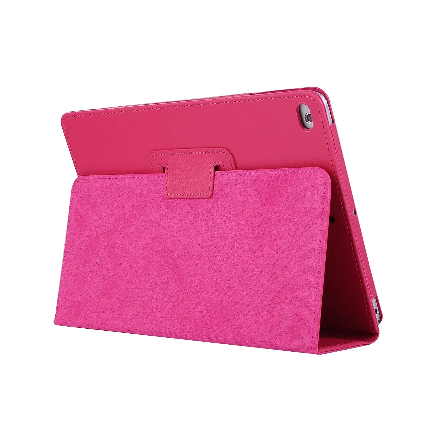 for iPad 9.7 rose Чехол Крышка для iPad 9,7 5/6th поколения и функцией автоматической блокировки и разблокировки из искусственной кожи для iPad Чехол Air 1/2 всего тела Защитный чехол - Цвет: for iPad 9.7 rose