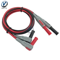 p1033 multimeter test cable injection molded 4mm banana plug test line straight to curved test cable for electric testing