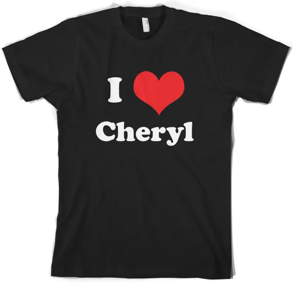 I love Cheryl Мужская футболка тур/подарок/Коул/рукав Горячая печать мужская короткий
