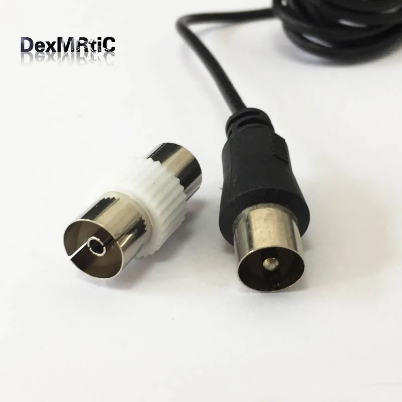 1PC CD FM radio antenna big sucker base aerial folded with 3meters cable IEC connector NEW wholesaleprice