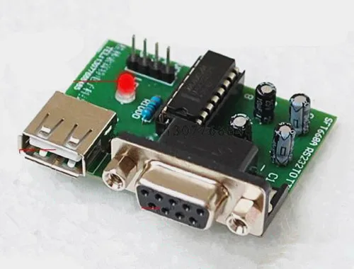 Бесплатная доставка! MAX232 RS232 к TTL/обновленная щетка маленькая плата/STC