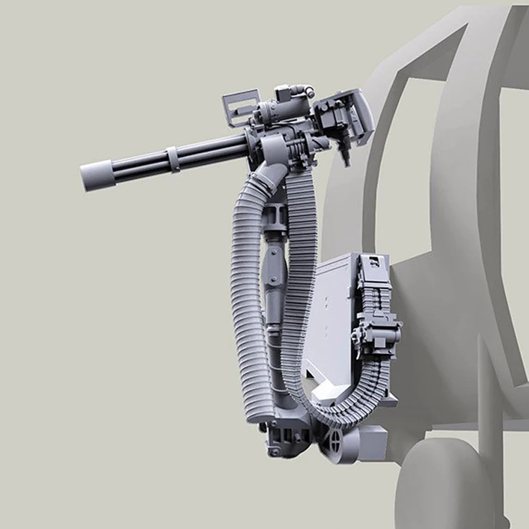 Модель 1/35 дюйма внешняя система крепления пистолета M134 модель Minigun из смолы