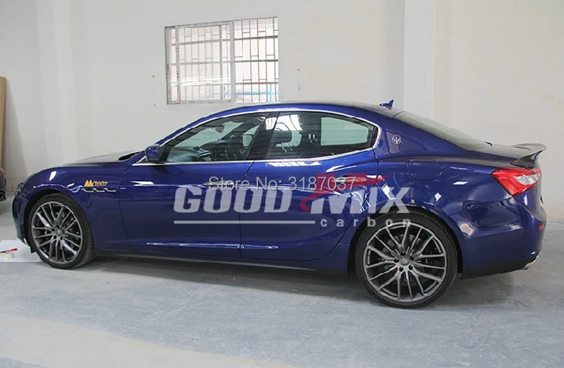 Для Maserati Ghibli 3,0 T S Q4+ заднее крыло багажника из углеродного волокна спойлер на заднюю крышу спойлер крыло багажника Крышка для губ багажника Стайлинг автомобиля