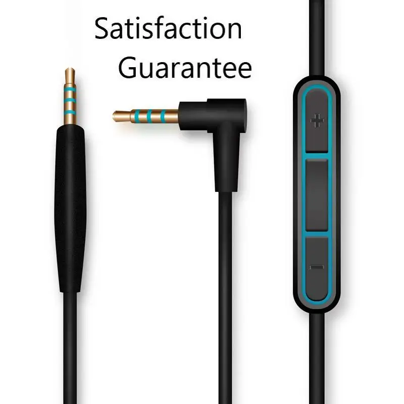 EastVita AUX кабель Замена аудио кабель провод шнур с микрофоном для BOSE quietкомфорт 25 QC25 наушники